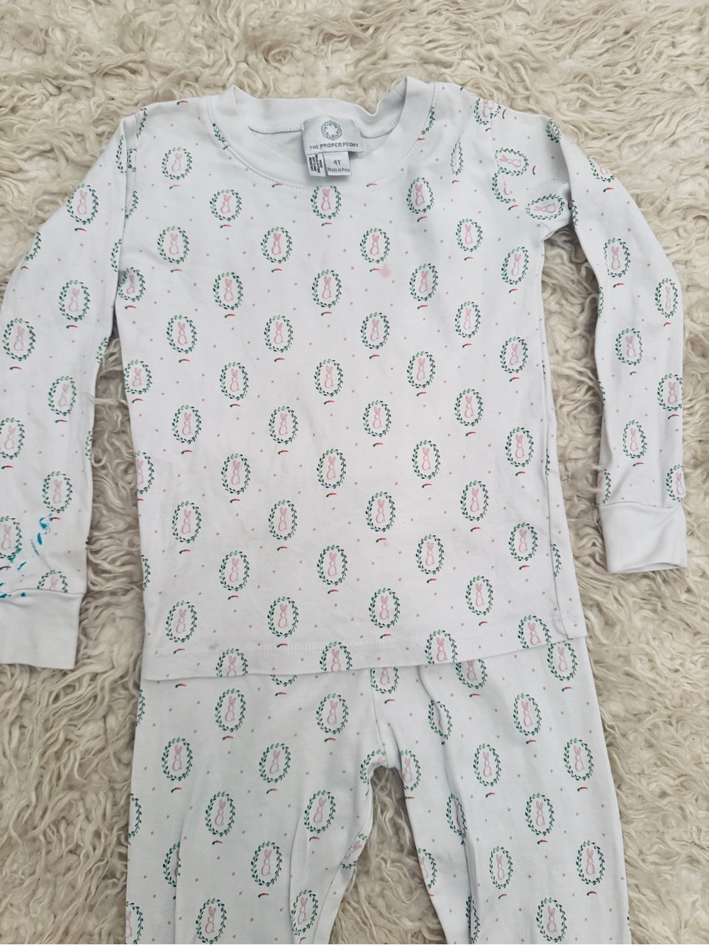 The Proper Peony Easter Pajama Set